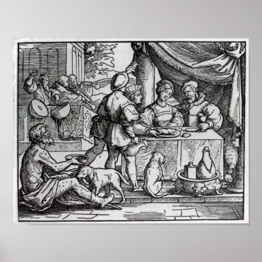 ラザロとダイブの寓話 ポスター (正面)