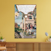 ラザロと金持ちの食卓 キャンバスプリント (インサイチュ (リビング))