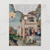 ラザロと金持ちの食卓 ポストカード (正面)