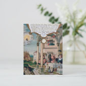 ラザロと金持ちの食卓 ポストカード (スタンド正面)