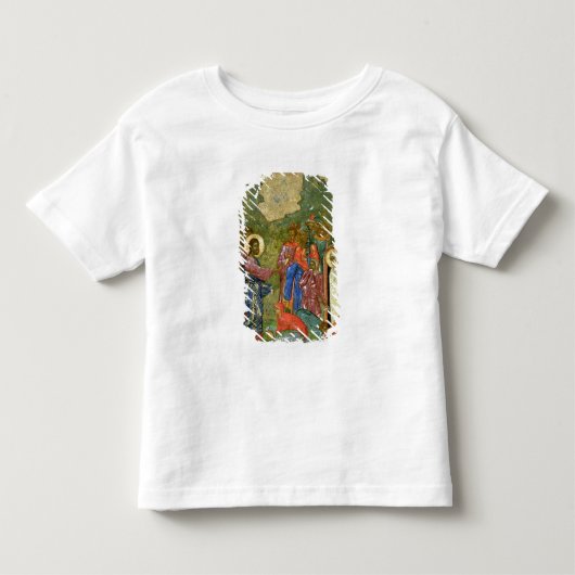 ラザロのロシアのなアイコンの上昇 トドラーTシャツ (正面)