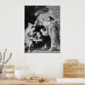 ラザロの復活 ポスター (キッチン)