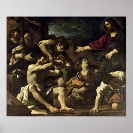 ラザロの復活, c.1619 ポスター (正面)