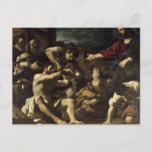 ラザロの復活， c.1619 ポストカード (正面)