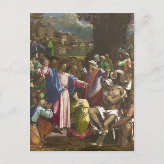 ラザロの育て ポストカード (正面)