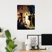 ラザロを死から救うイエス ポスター (ホームオフィス)