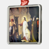 ラザロを死から救うイエス メタルオーナメント (左)