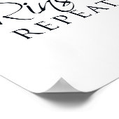 ラザーリンスのリピーター浴室標識 ポスター (角)