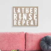 ラザーリンスリピートトレンディーバスルーム壁デコ キャンバスプリント (インサイチュ (リビング))