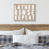 ラザーリンスリピートトレンディーバスルーム壁デコ キャンバスプリント (インサイチュ (寝室))