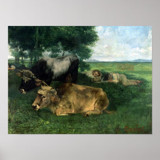 ラシエスタペンダントラセゾンデフォイン, 1867, ポスター (正面)