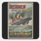 ラシタニアへの復讐 – ヴィンテージイギリス戦争 スクエアシール (正面)