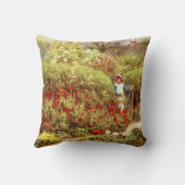 ラシティガーデンのビクトリアン少女 クッション (裏面)