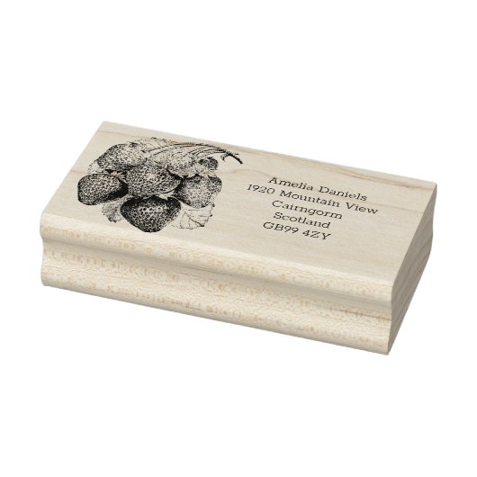 ラシティサマーストロベリーアドレスラバースタンプ ラバースタンプ (スタンプ)