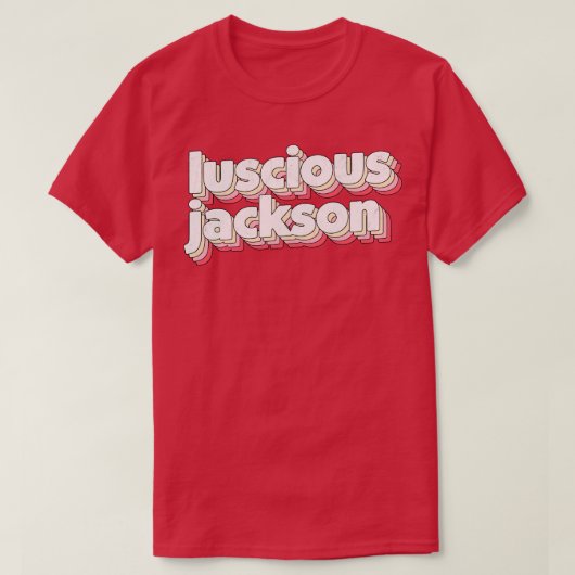 ラシティジャクソン90sスタイルファンデザイン1 tシャツ (デザイン正面)