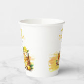 ラシティレモンケーキジンジャーティーブライダルシャワー 紙コップ (左)