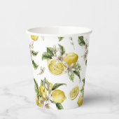 ラシティレモンズパターンブライダルシャワー 紙コップ (左)