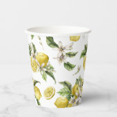 ラシティレモンズパターンブライダルシャワー 紙コップ (正面)
