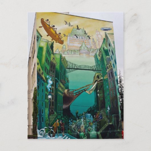 ラシテイデエアレケベコワーズマルペイントリヨン ポストカード (正面)