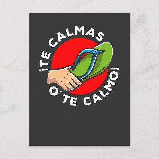 ラシャンクラおもしろいスペインの引用文ラテンスペインユーモア ポストカード (正面)