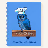 ラシュエットブルーカフェ ノートブック (正面)