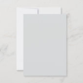 ラシュエレガント自然ピンクデイジー結婚ズ 招待状 (裏面)