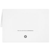 ラシュミによるロマンチックな午後のカード (裏面横)