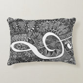 ラシュミミュージカルノートピロー アクセントクッション (正面)