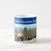 ラシュモアイエローストーンテトンフォトサミナースセット コーヒーマグカップ (中央)