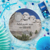 ラシュモア山のカスタマイズ可能な国民の記念物… ペーパープレート (パーティー)