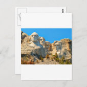 ラシュモア山のクラシックの眺め ポストカード (正面/裏面)