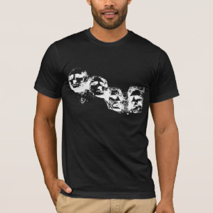ラシュモア山のシルエット Tシャツ