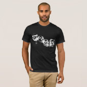 ラシュモア山のシルエット Tシャツ (正面フル)