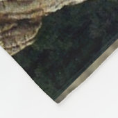 ラシュモア山の上の空軍1 フリースブランケット (角)