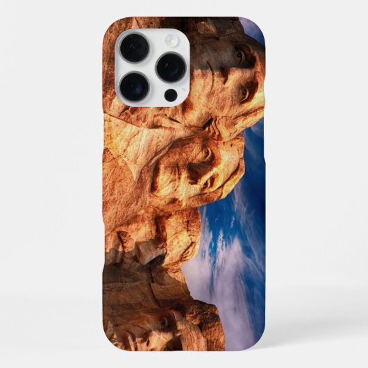 ラシュモア山の歴代アメリカ大統領 iPhoneケース (裏面)