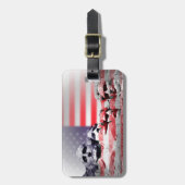 ラシュモア山の荷物のラベル ラゲッジタグ (正面縦)