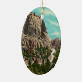 ラシュモア山への高速オーナメント セラミックオーナメント (右)