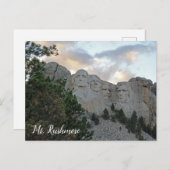 ラシュモア山サウスダコタ国立公園はがき ポストカード (正面/裏面)