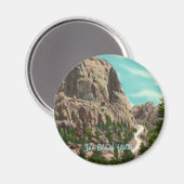 ラシュモア山マグネットへの高速道路 マグネット (正面/裏面)