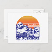 ラシュモア山 ポストカード (正面/裏面)