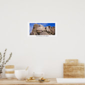 ラシュモア山、ラシュモア山、サウスダコタ ポスター (キッチン)