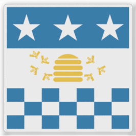 ラショードフォンズ国旗 シール