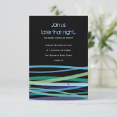 ラシンプルインズこうもりバー(ユダヤ教の)バル・ミツバーパーティー披露宴カード エンクロージャーカード (スタンド正面)