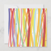 ラシンプルインズこうもりバー（ユダヤ教の）バル・ミツバー招待状 招待状 (裏面)