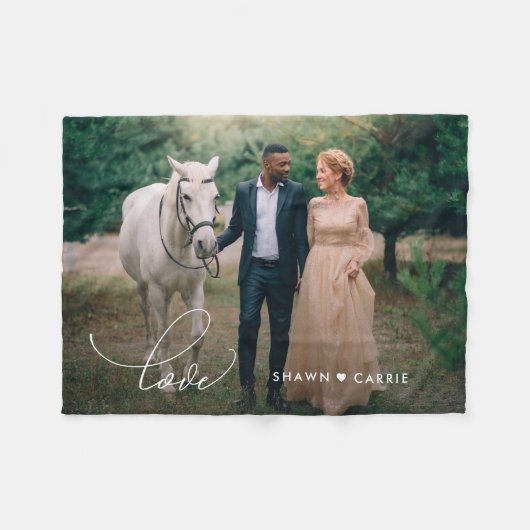 ラシンプルブ編集可能カラーブランパーソナライズされたケット フリースブランケット (正面(横))