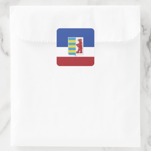 ラシン国旗のシール スクエアシール (バッグ)