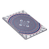 ラジアルデザインアートプリント ノートブック (右側)