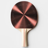 ラジアルメタリックパーソナライズされたルック – 銅 卓球ラケット (裏面)