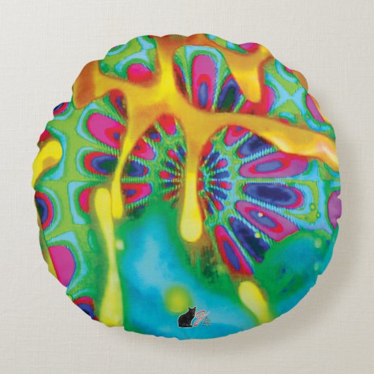 ラジアル歓喜 ラウンドクッション (正面)