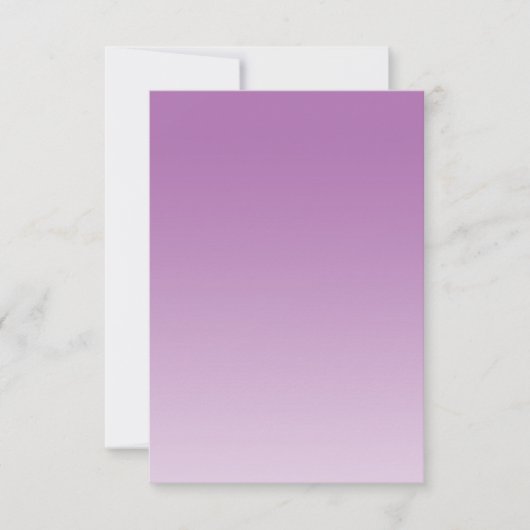 ラジアントオーキッドトゥインクルライトRSVP 出欠カード (正面)